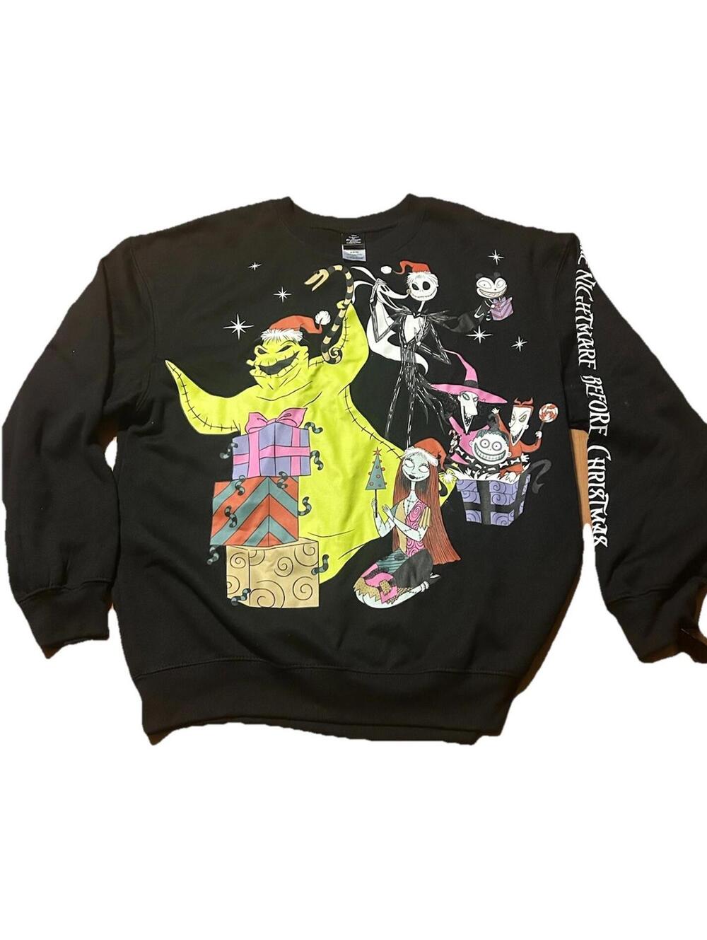 Disney Tim Burton's The Nightmare Before Christmas Black Graphic Medium